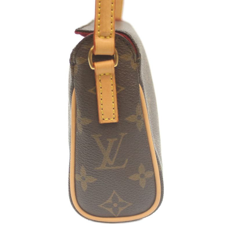 Louis Vuitton 03 M51900 Monogram Recital Handbag Shoulder Bag Brown Women