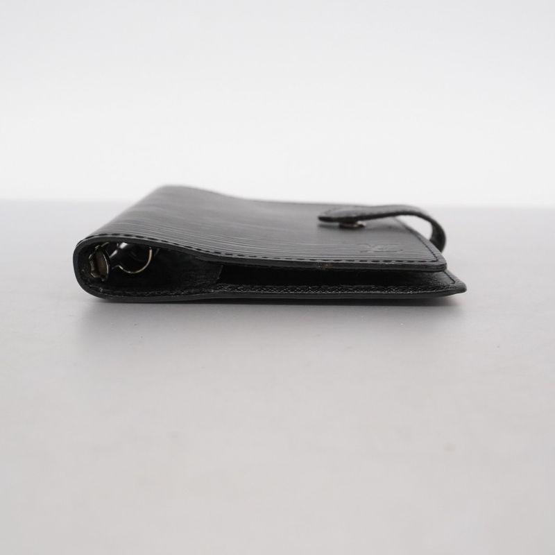 Louis Vuitton Notebook Cabas - Epi Agenda PM R20052 Noir Black Men Women Unisex