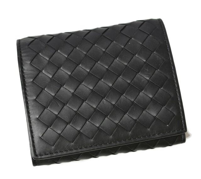 Bottega Veneta Mini Wallet Trifold Men Women Bottega Veneta Wallet Intrecciato