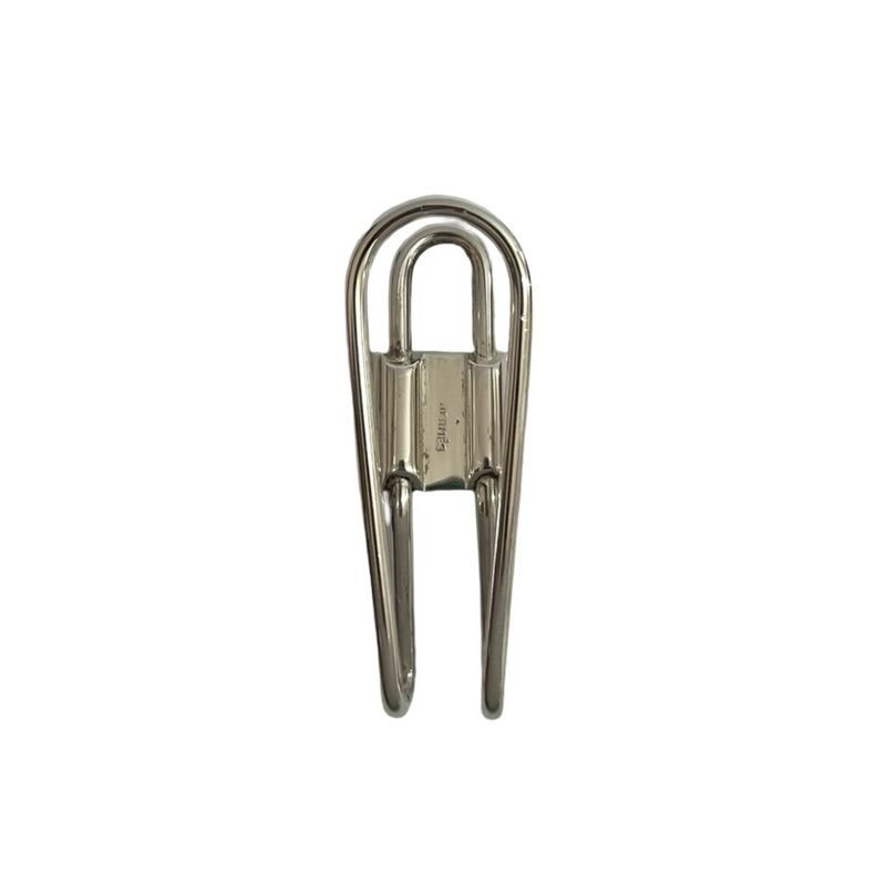 Hermes Cadena Motif Money Clip Silver 925 Bill Scissors