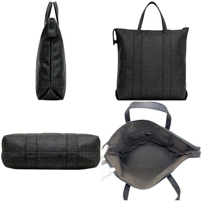 Fendi Tote Bag Black Zucchino 2288 7va196 UZD