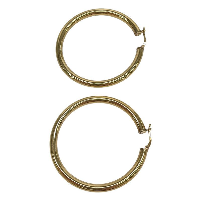 Bottega Veneta - Two Pairs Of Hoop Earrings Ring Earrings - Gold - Women's