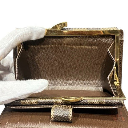 Louis Vuitton Damier Porte Feuille Viennois N61674 Bifold Wallet Unisex