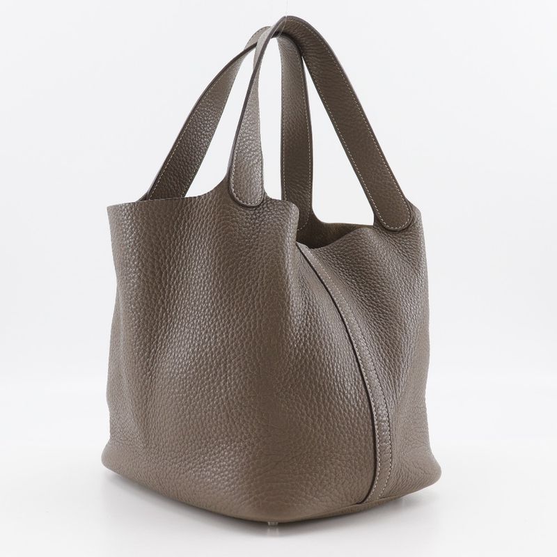 Hermes Picotin Lock MM Taurillon Clemence C Ladies Handbag