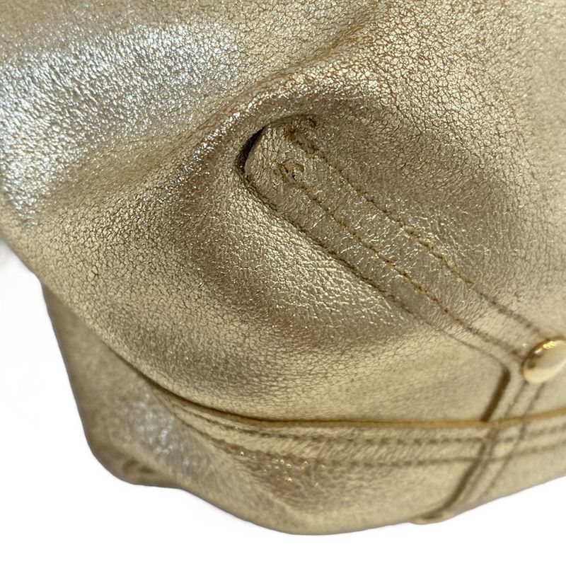 Tiffany & Co Tote Bag Gold Reversible Leather