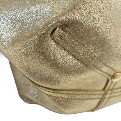 Tiffany & Co Tote Bag Gold Reversible Leather