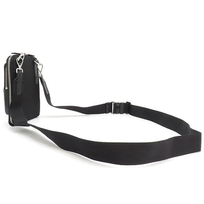 Prada Shoulder Bag Re-Nylon Smartphone Case Nylon Leather Black Silver Hardware