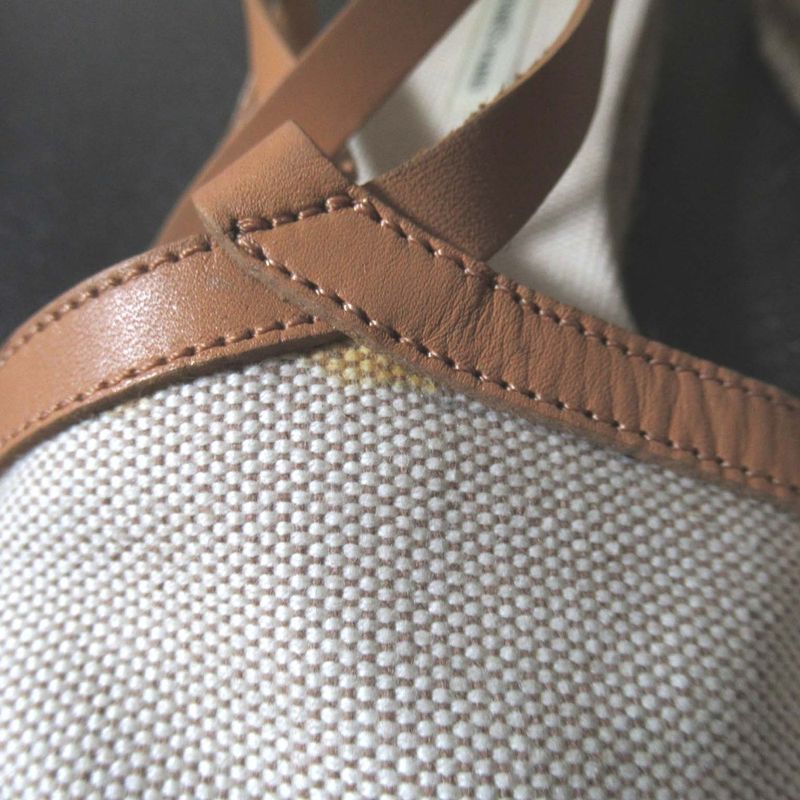 Good Hermes Ankle Strap Espadrille Flat Sandals Size 35 Equivalent to 22cm