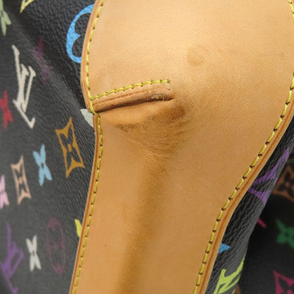 Louis Vuitton Handbag Ursula Monogram Multicolor Noir Black Gold Hardware Black