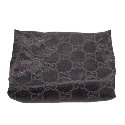 Gucci Tote Bag GG Pattern 109141 Beige And Dark Brown Leather