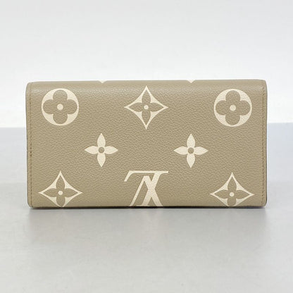Louis Vuitton Long Wallet Monogram/empreinte Bicolor Portefeuille Sarah M81049