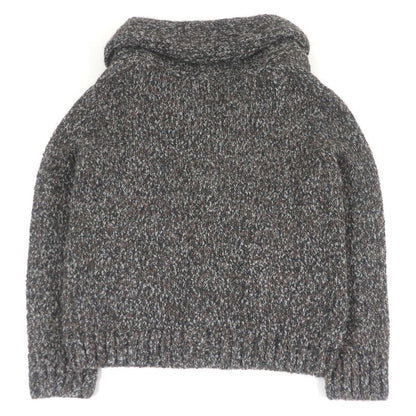 Bottega Veneta 23AW 761631 Alpaca-blend Shawl Collar Knit Cardigan Brownish M