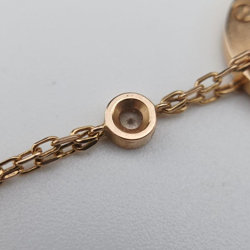 Cartier Love Circle Diamond Gold Au750 B6036700 Pz0161
