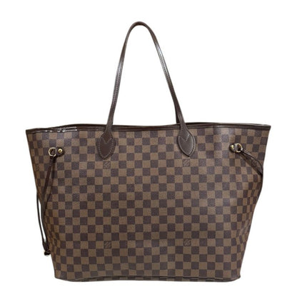 Louis Vuitton Neverfull GM Damier Tote Bag Damier Canvas N51106 Brown Ladies