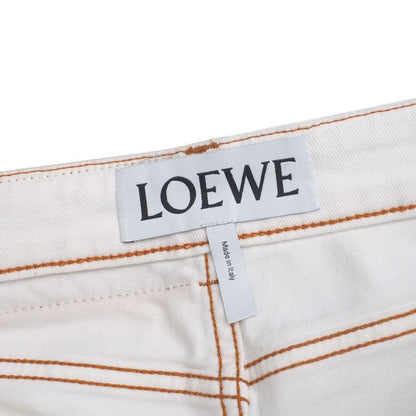 Loewe Denim Pants Size 32 White Denim Jeans Made In Italy 20250328 Ra3884