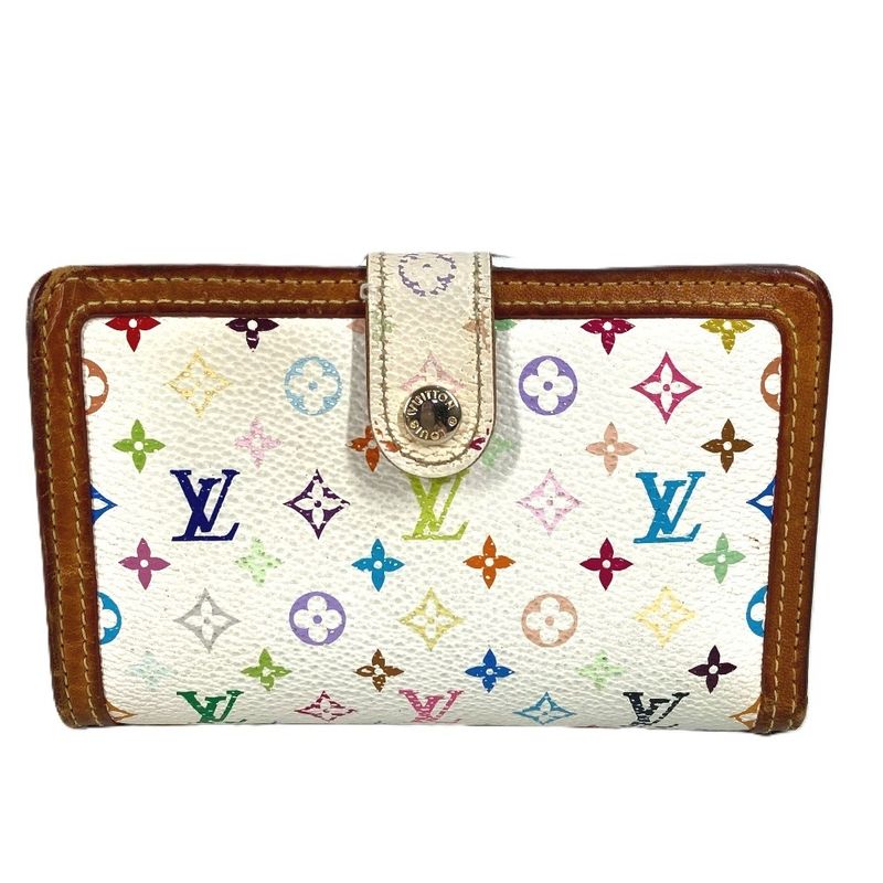 Louis Vuitton Bifold Wallet Portefeuille Viennois M92987 Monogram Multicolor