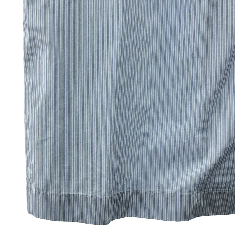 Prada - 2025ss - Double Match Stripe Cut Open Collar Short Sleeve Shirt - S -