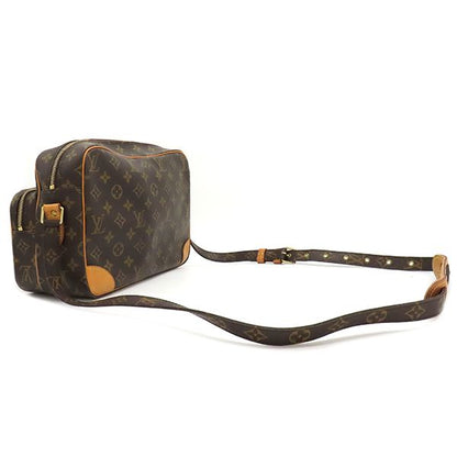 Louis Vuitton Shoulder Bag Nile Monogram Canvas Monogram Gold Hardware Brown