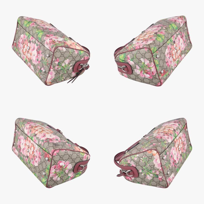 Guccigg Supreme Beige And Pink-brown And Multicolor PVC Coated Canvas 409529i019