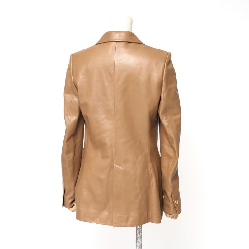 Loewe Tailored Jacket Size 40 Lamb Nappaleather Genuine Leather Jacket Buleather