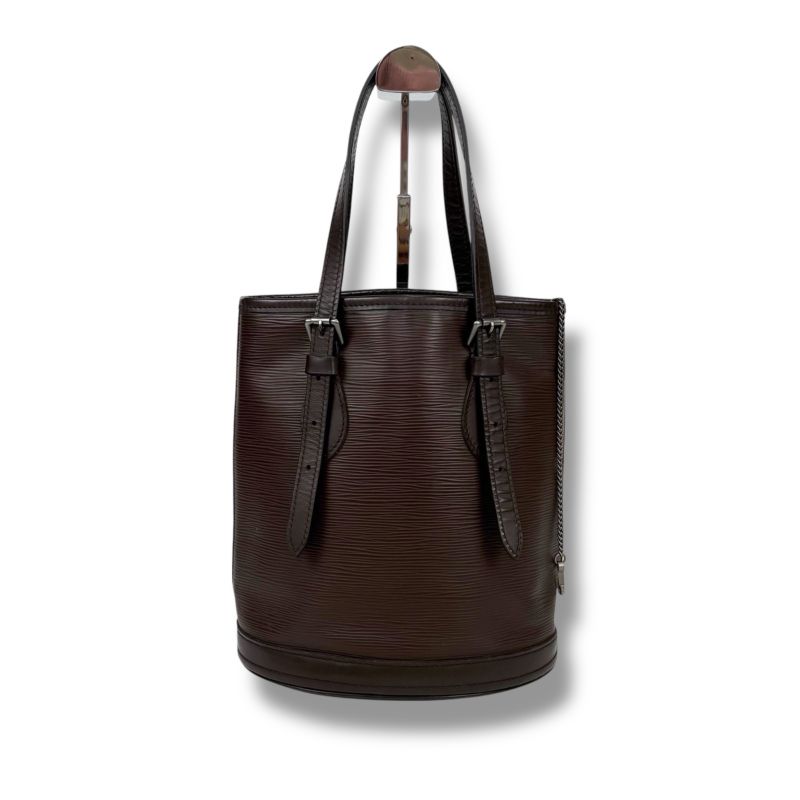 Louis Vuitton Bucket PM Bucket Bag Bucket Bag Marais Epi Leather Brown