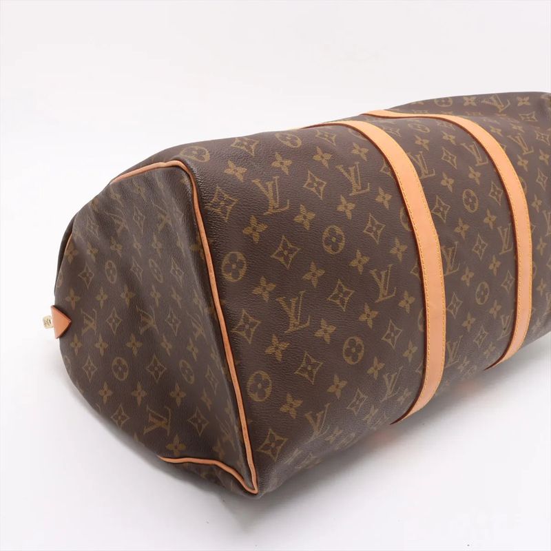 Louis Vuitton Monogram Keepall 50 M41426 Leather Boston Bag Business Travel