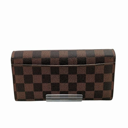 Louis Vuitton Damier Portefeuille Sarah N63209 Long Wallet Unisex