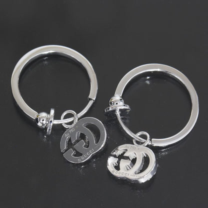 Gucci GG Running Diamond Earrings Hoop AU 750 Box E1497
