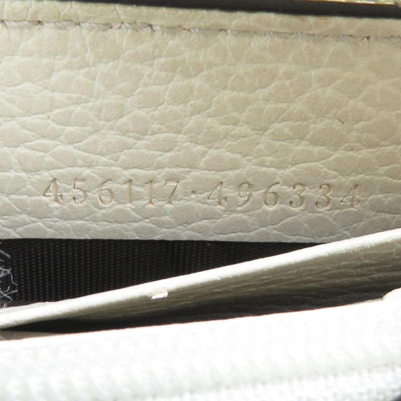 Gucci Round Zipper Long Wallet GG Marmont 456117