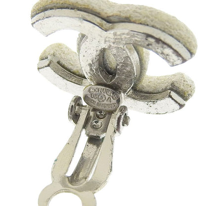 Chanel Coco Mark Metal White 03A Ladies 9.5g Earring