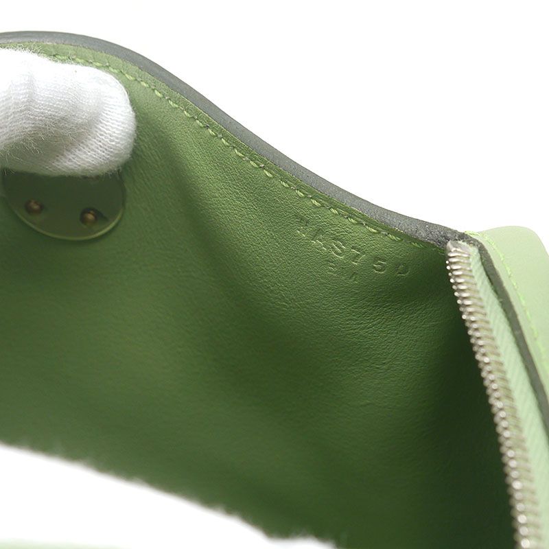 Hermes Lindy Mini Shoulder Bag Stamped W 2024 Green Unused