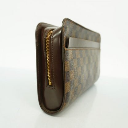 Louis Vuitton Damier Saint Louis N51993 Ebène Men's Clutch Bag