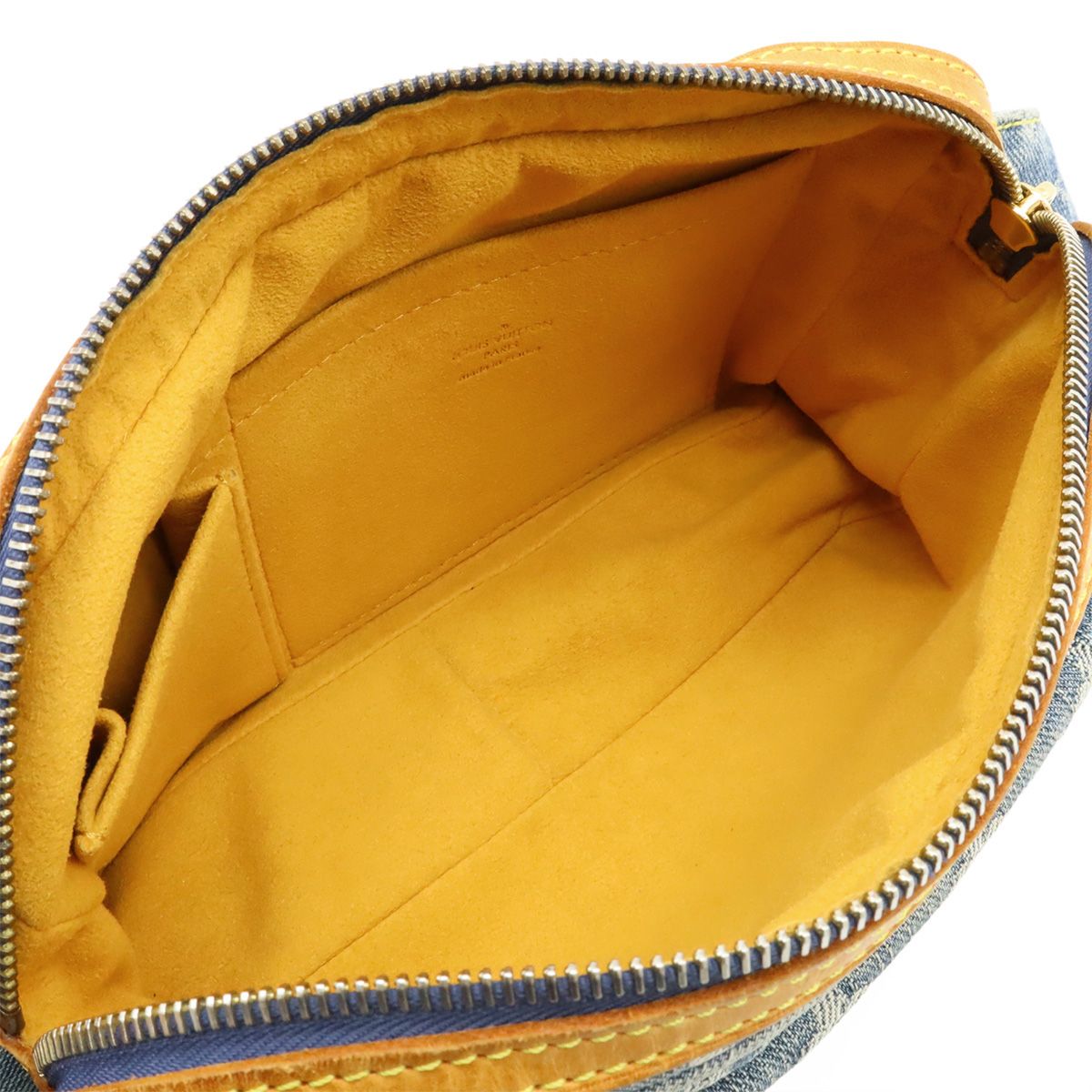 Louis Vuitton Monogram Denim Bum Bag Waist Bag Body Bag Shoulder Bag Blue Blue