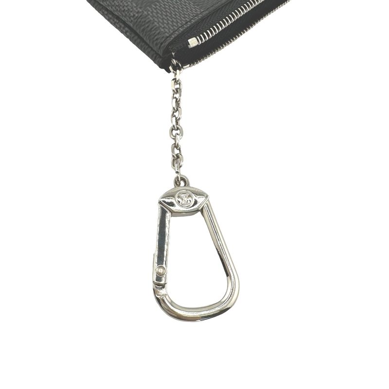 Louis Vuitton N60155 Graphite Key Case Pochette Cles Key Case With Coin Purse