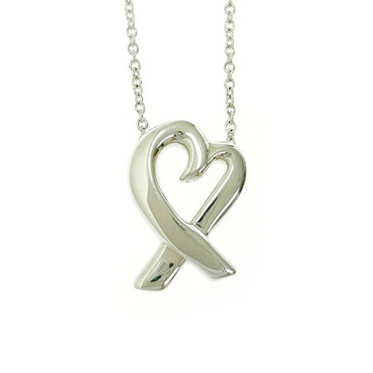Tiffany & Co Tiffany & Co Silver Paloma Picasso Loving Heart Necklace 2.8g 925