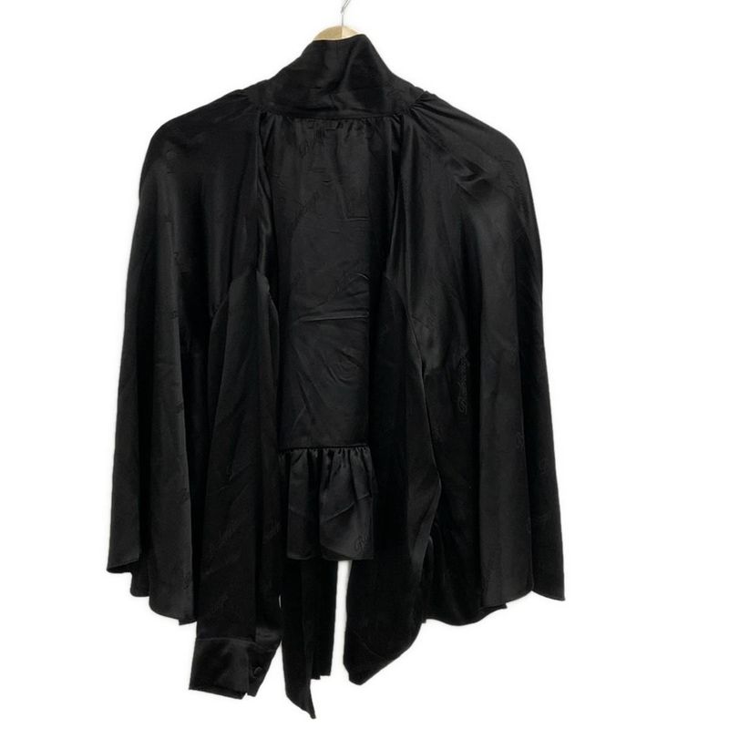 Balenciaga Long Sleeve Shirt Blouse Size 34 S Women - 647677tjn08 Black