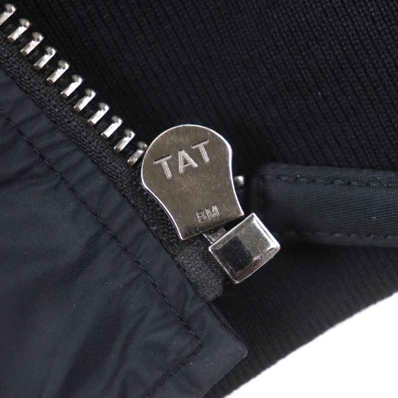 Prada 22SS Sgc006 Re-nylon Triangle Logo Triangle Plate Zip Up Bomber Jacket