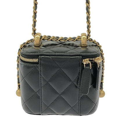 Chanel | Ap2292 Coco Marc Matelasse Lambskin Vanity Chain Pouch Shoulder Bag