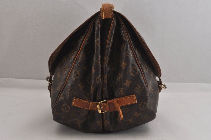 Louis Vuitton Monogram Saumur 35 Shoulder Cross Bag M42254 LV 5882m