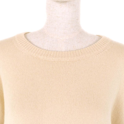 Celine 2a20o152i 100% Cashmere Salky Embroidered Crew Neck Long Sleeve Sweater