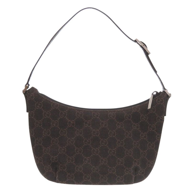Gucci 32160 GG Canvas Brown Handbag 1414 Gucci