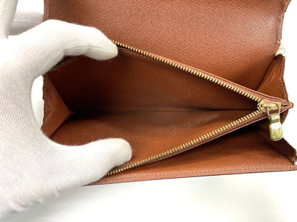 Louis Vuitton Monogram Pochette Portmonnaie Cles Di Long Wallet M61725 Brown