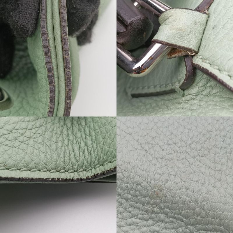 Gucci Bamboo Green Leather 370833 G017348622