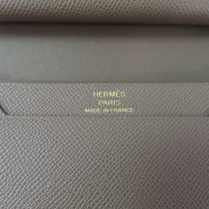 Hermes Bearn Mini Etoupe Gold Hardware H Logo Hardware Mini Wallet With Coin