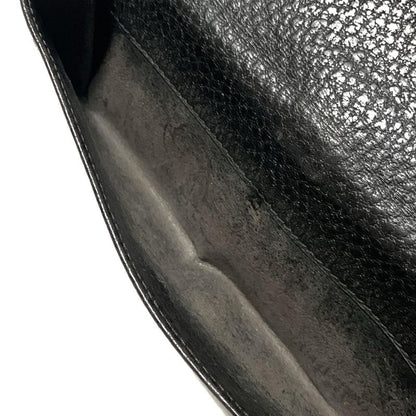 Gucci Long Wallet New Jackie 141430 Black Leather