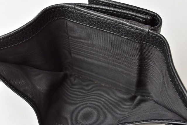 Unused Gucci Mini Wallet Trifold Fold Wallet 524672 Black
