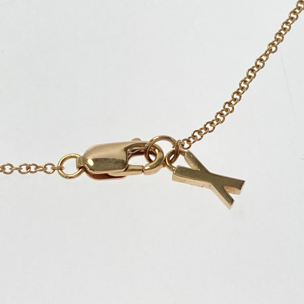 Tiffany & Co Tiffany Atlas X Closed Interlocking Necklace K18yg with Box