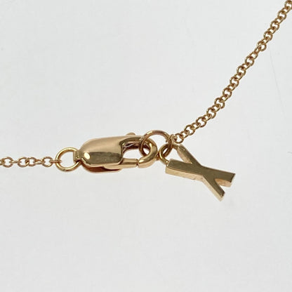 Tiffany & Co Tiffany Atlas X Closed Interlocking Necklace K18yg with Box