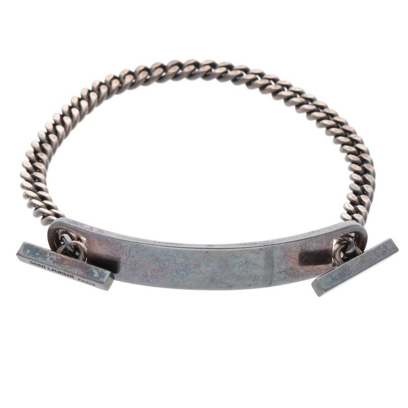 Saint Laurent Paris ID Chain Bracelet Men's