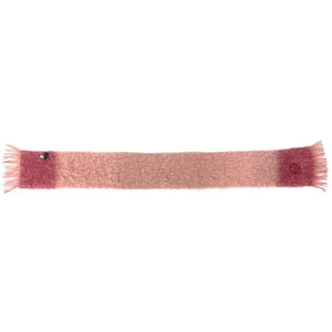 Loewe Scarf Pink Red Gradient